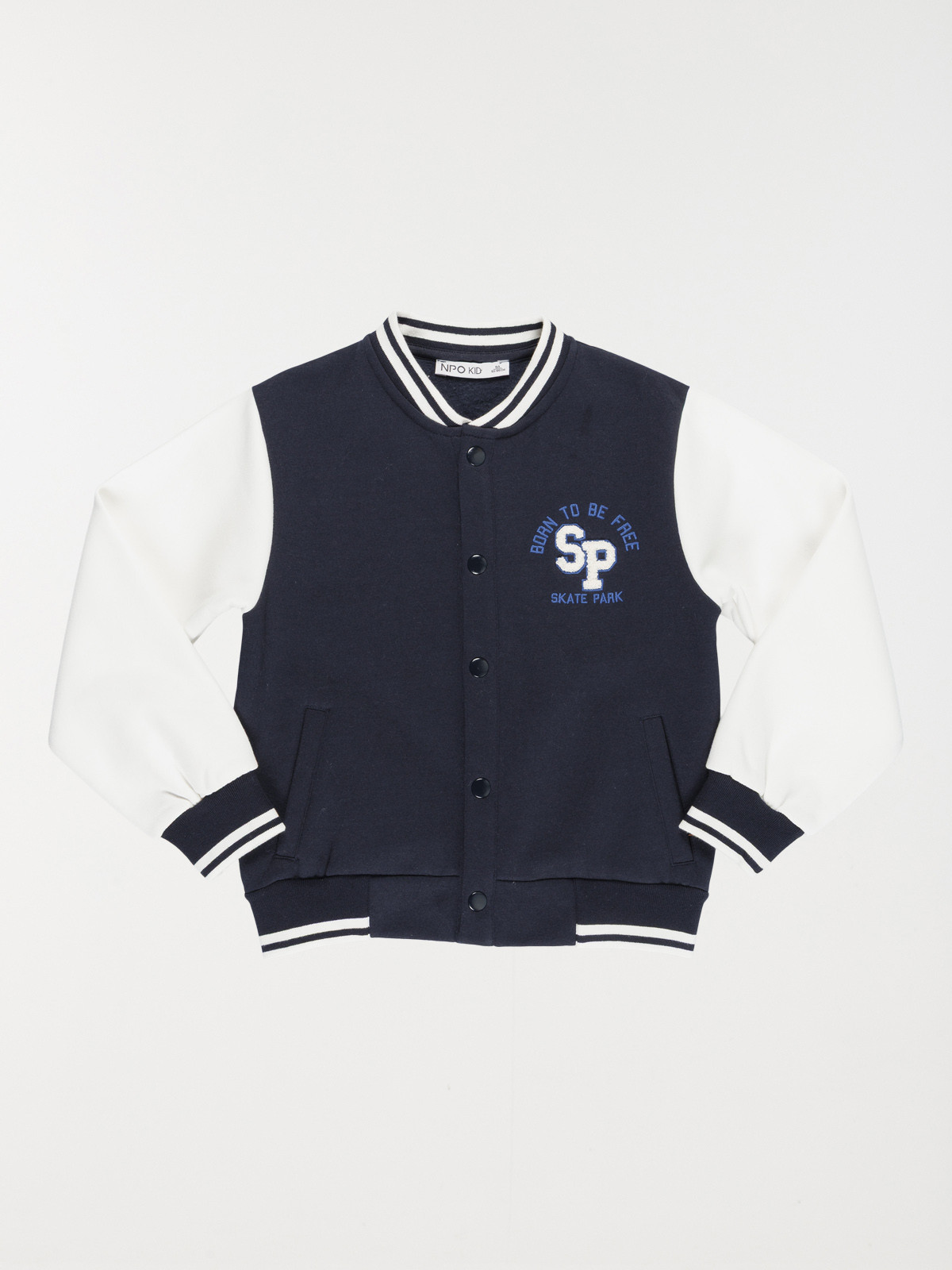 Sweat teddy bicolore garçon (3-12A)