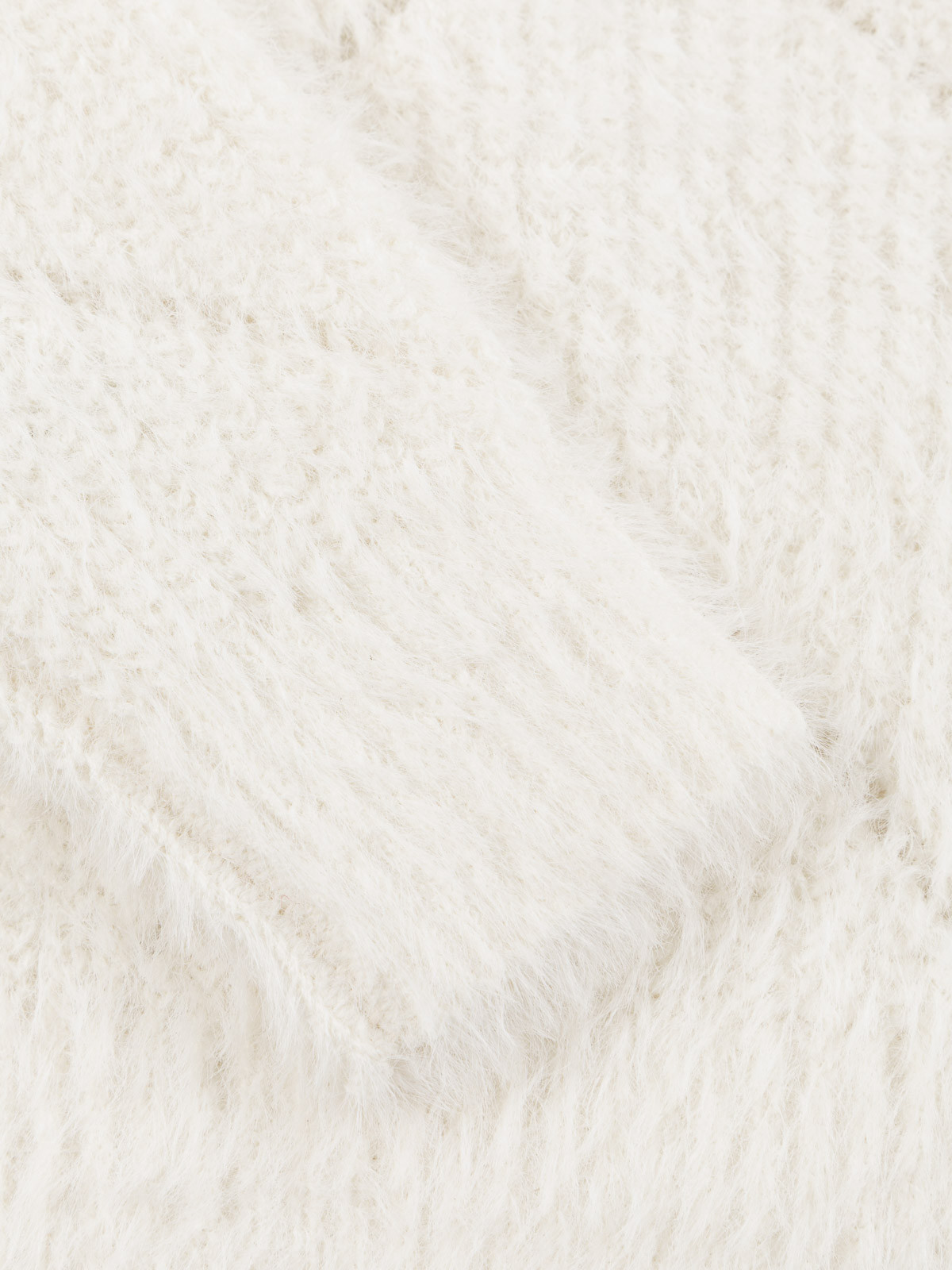 Pull col rond écru fille (3-12A) Pull col rond écru fille (3-12A)