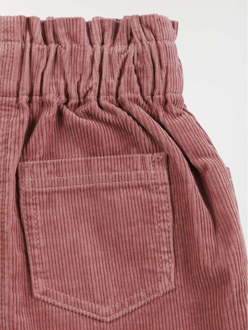 Jupe velours vieux rose...