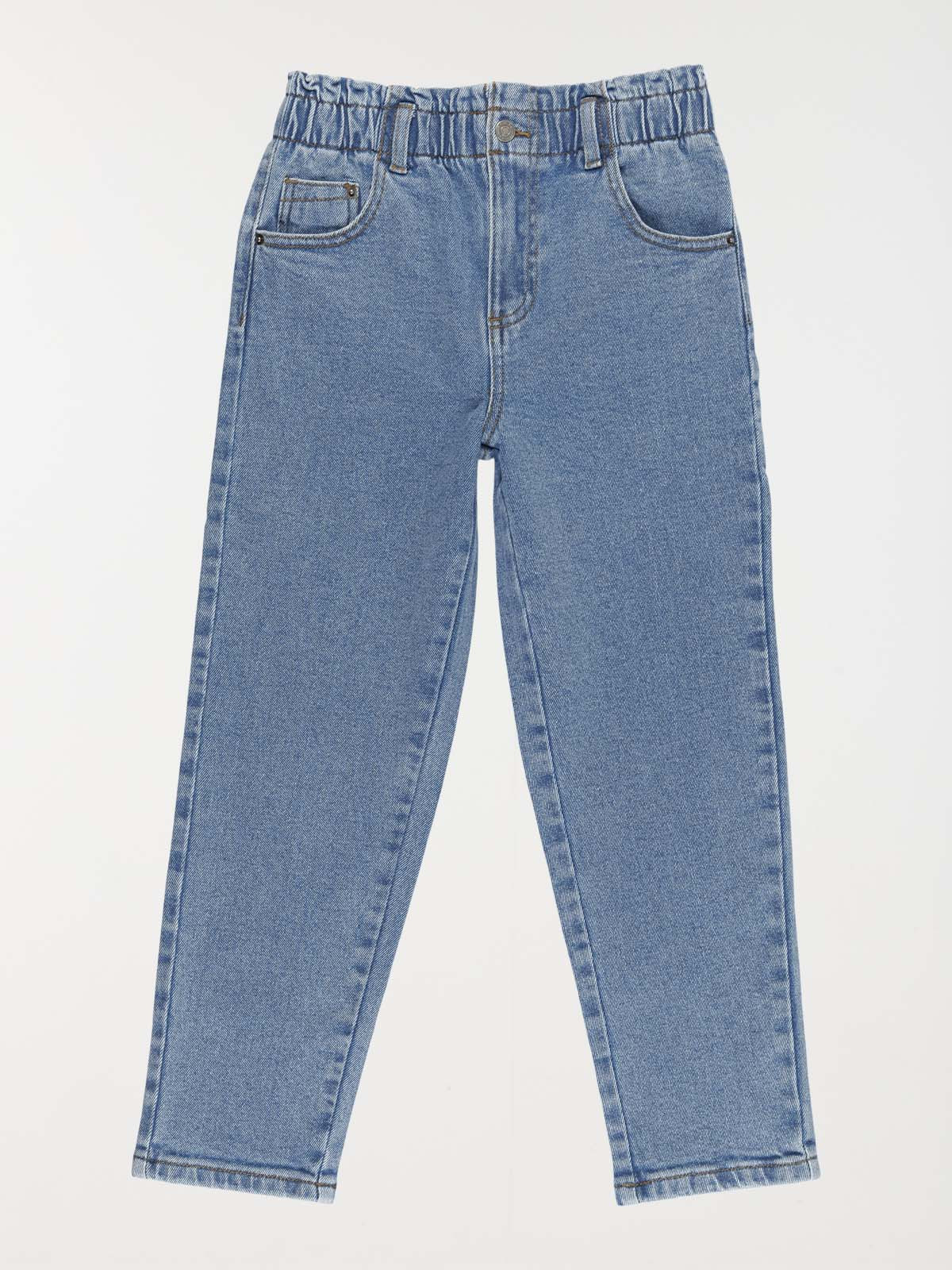 Jean taille haute stone fille (3-12A)