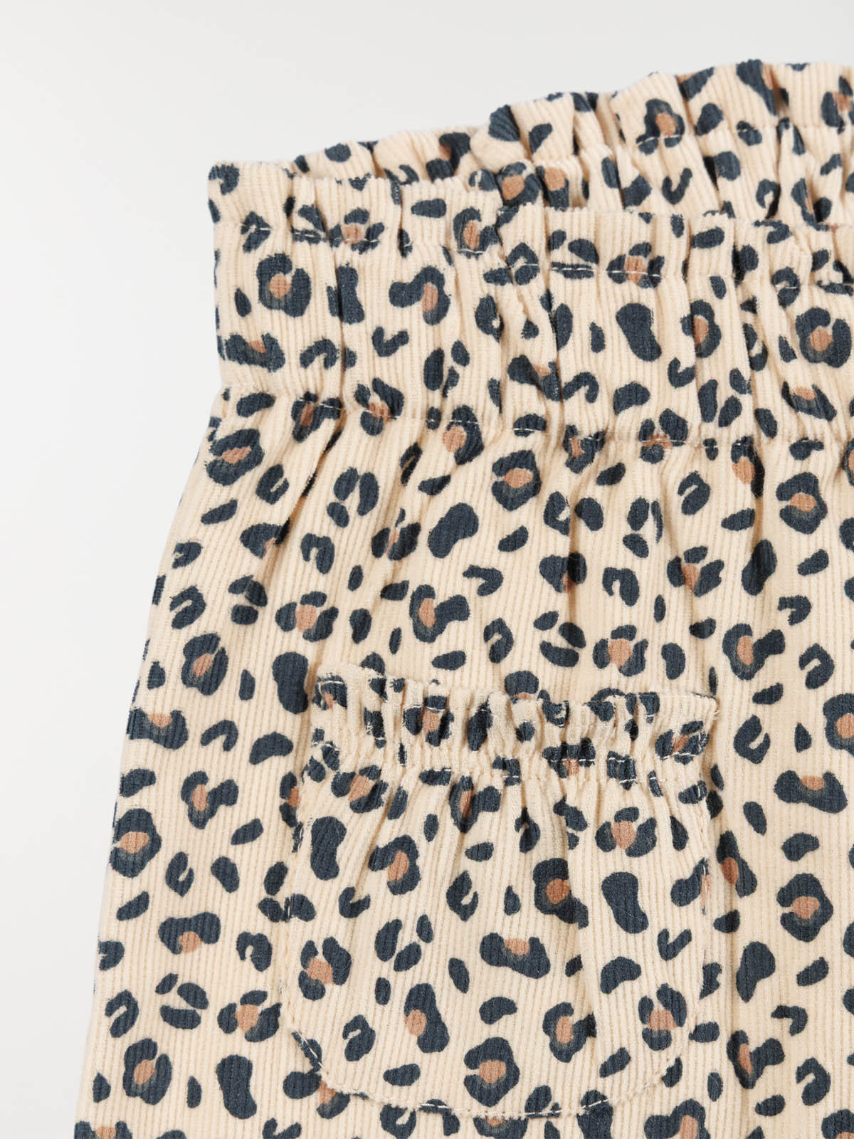 Pantalon velours léopard fille (3-36M)