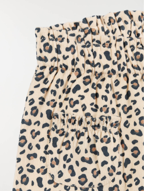 Pantalon velours léopard...