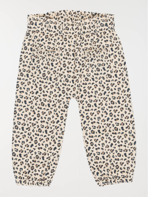 Pantalon velours léopard fille (3-36M)