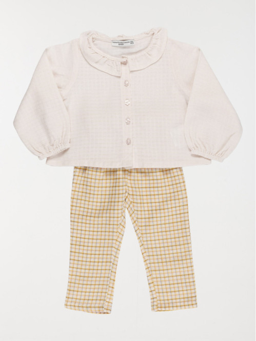 Ensemble blouse pantalon fille (3-36M)