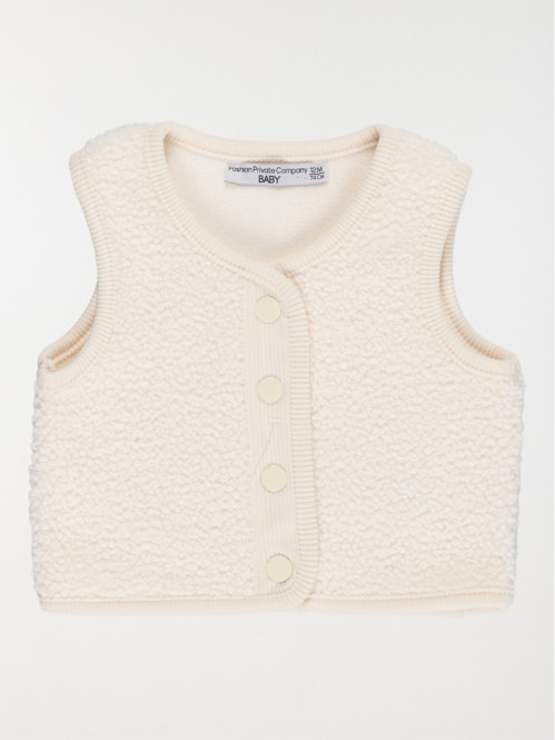 Gilet sans manches fille (3-36M)