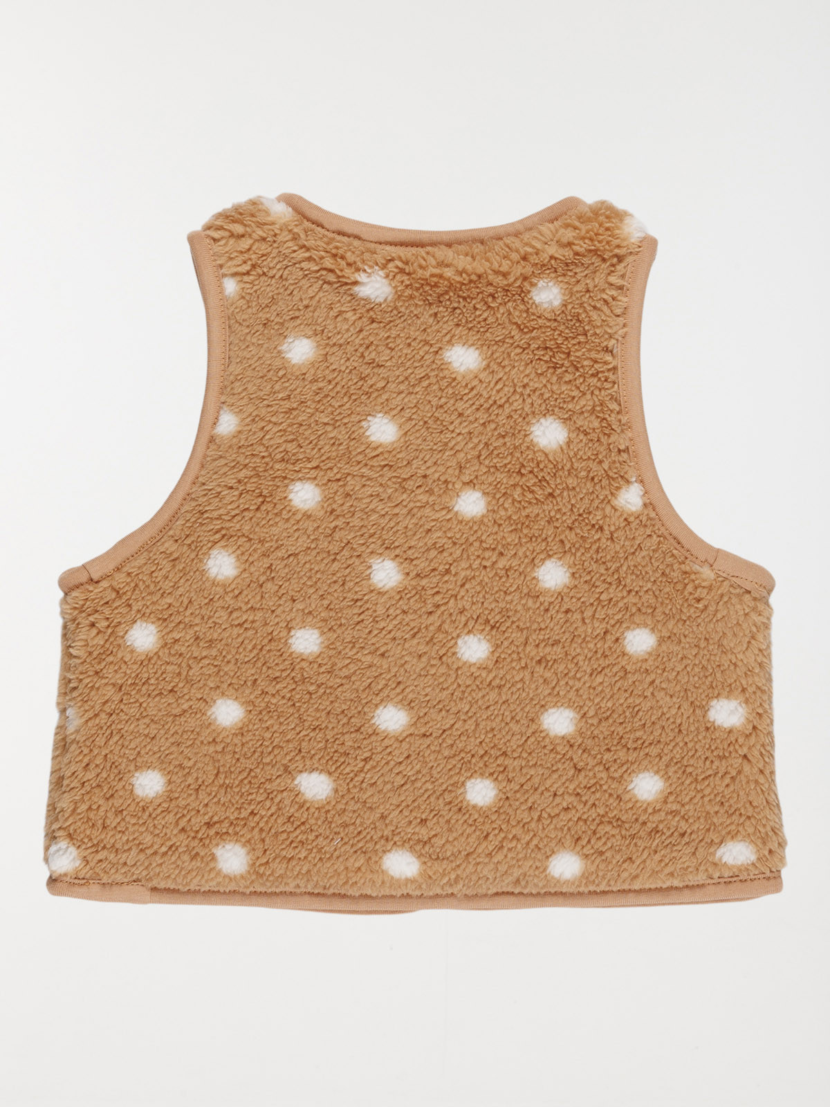 Gilet tout doux à pois fille (3-36M)