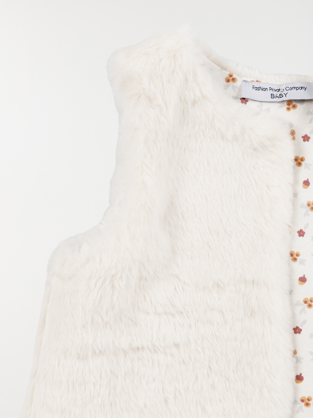 Gilet doux sans manches fille (3-36M)