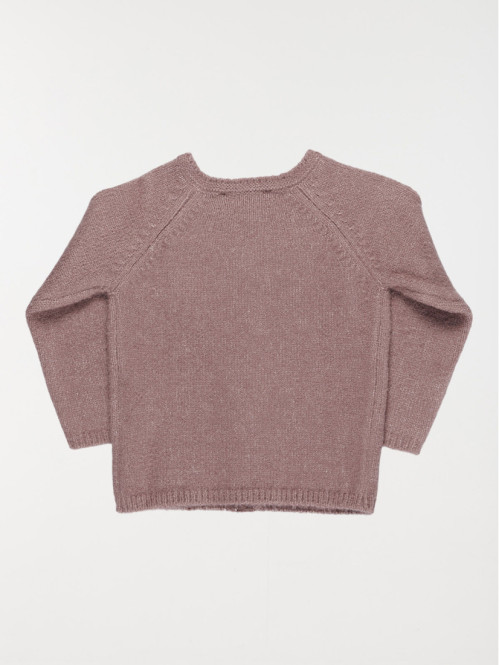 Gilet fleurs brodées fille...