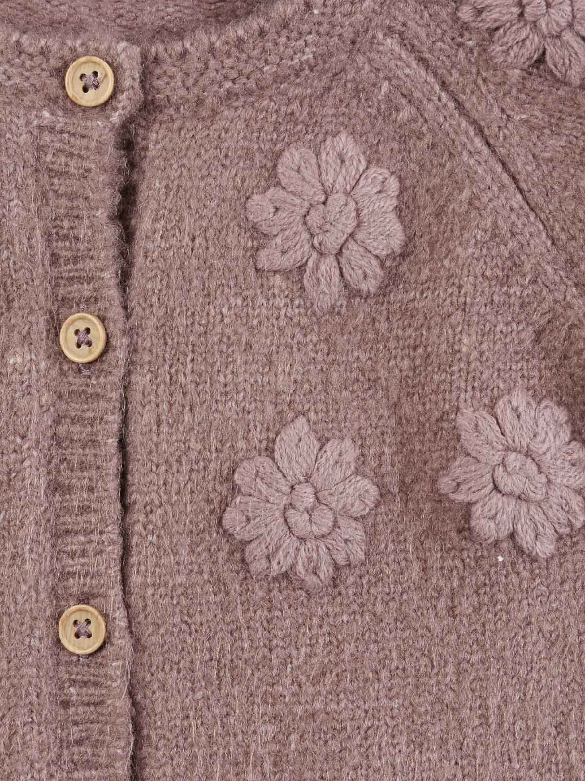 Gilet fleurs brodées fille (3-36M) Gilet fleurs brodées fille (3-36M)