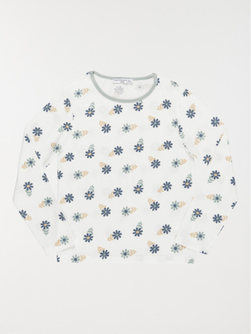 Pyjama fleuri fille (3-12A)