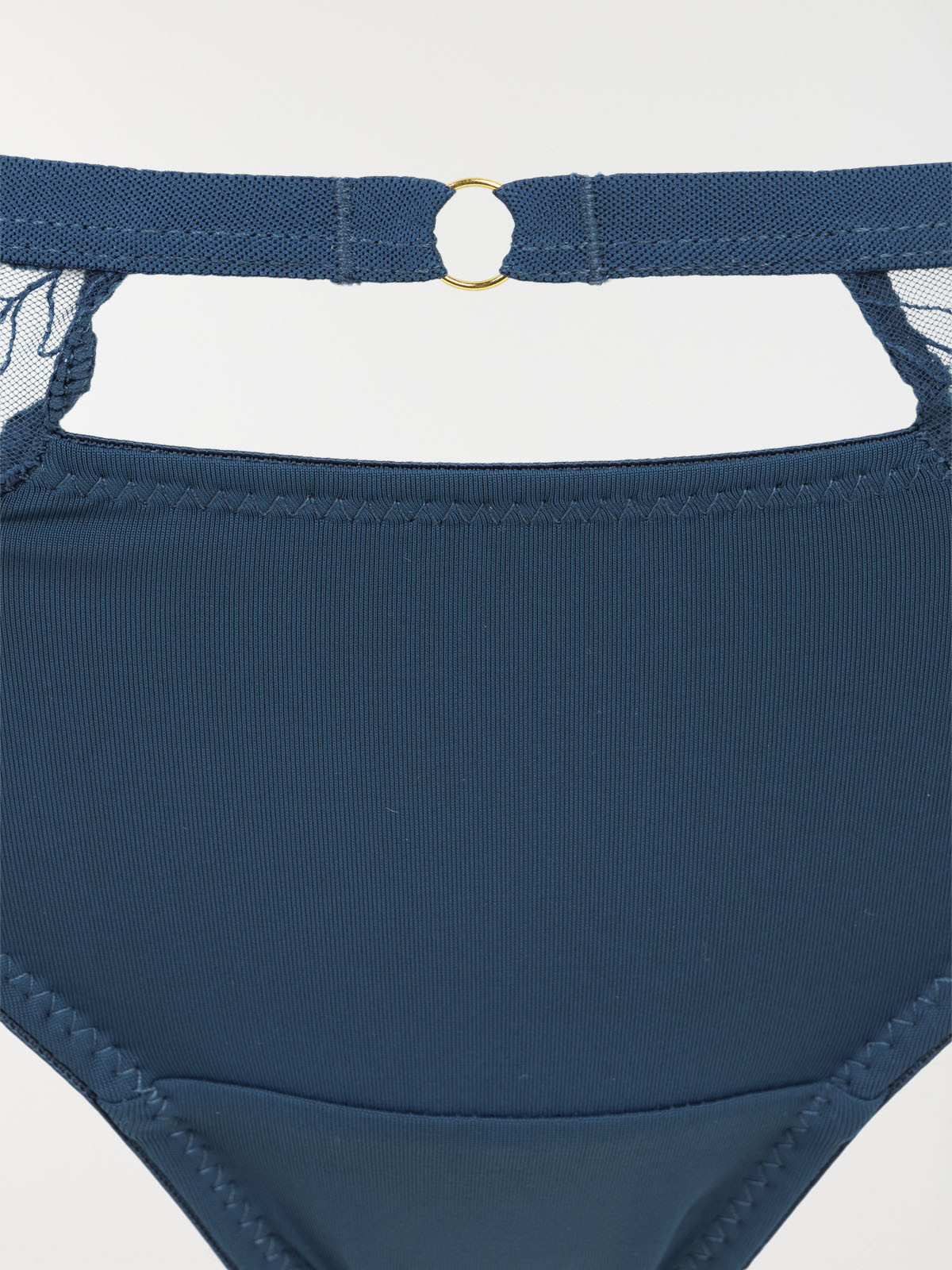 Shorty en microfibre et dentelle femme Shorty en microfibre et dentelle femme