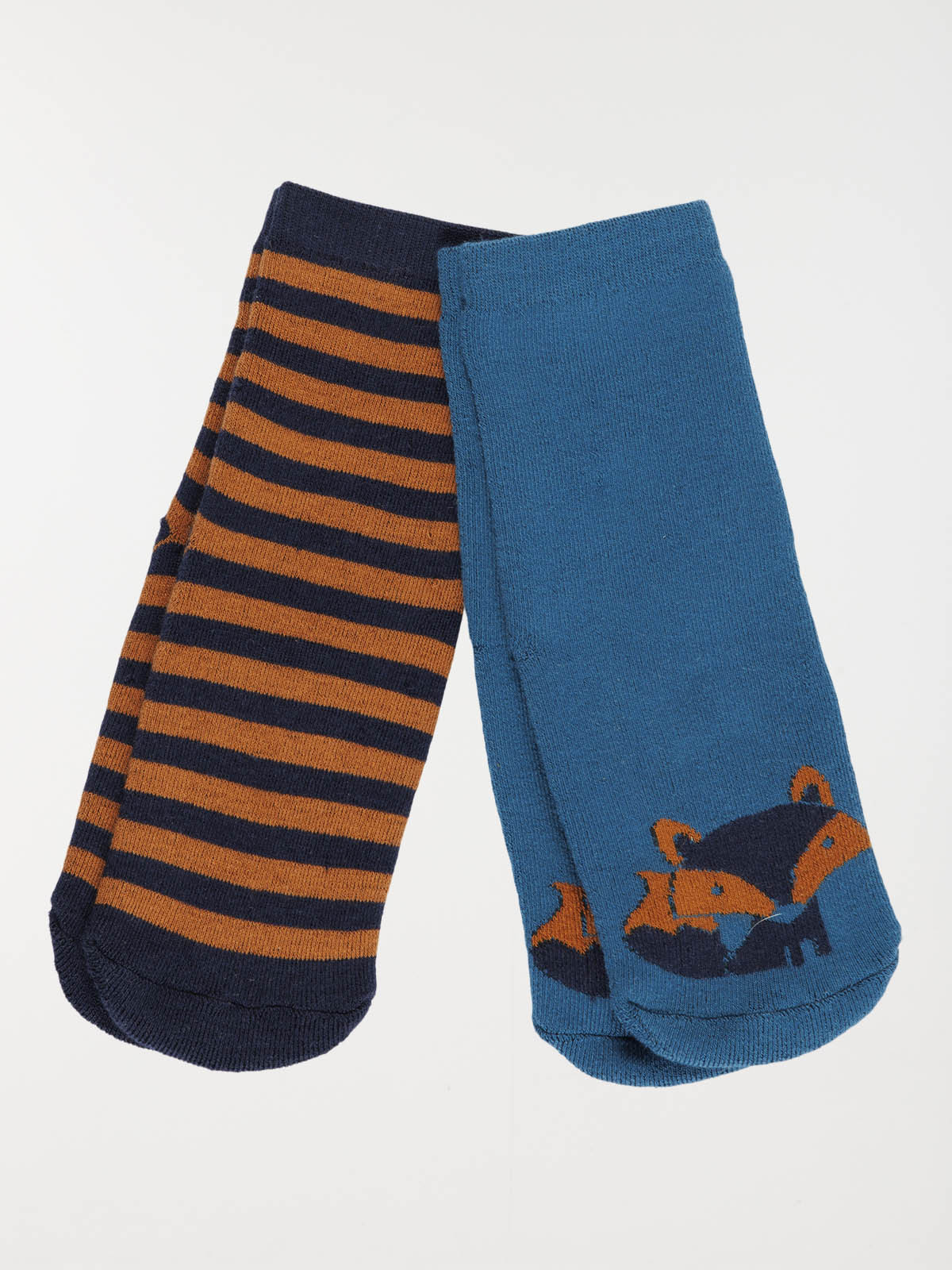 Lot 2 paires chaussettes renard enfant