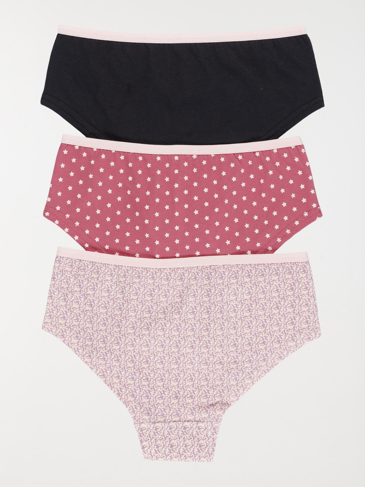 Lot de 3 boxers multicolore fille