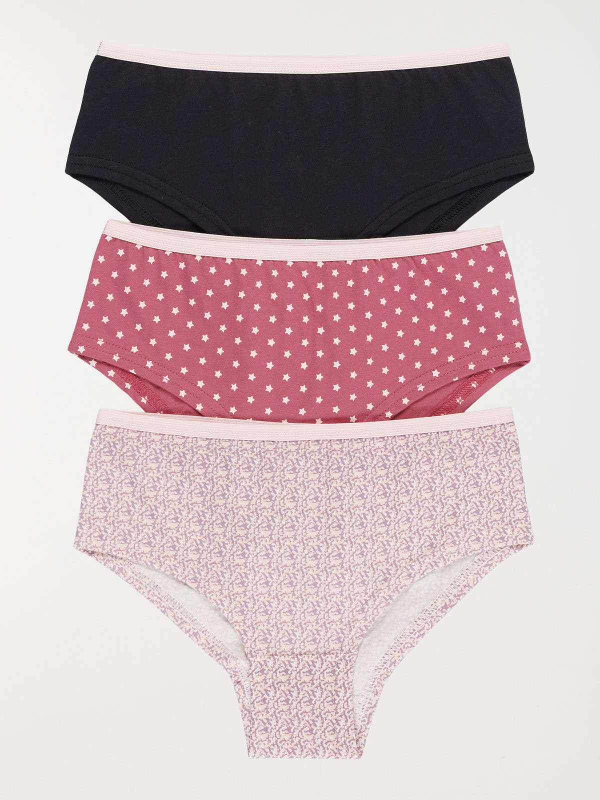 Lot de 3 boxers multicolore fille