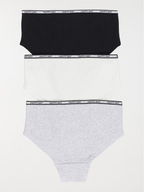 Lot de 3 boxers happy day...