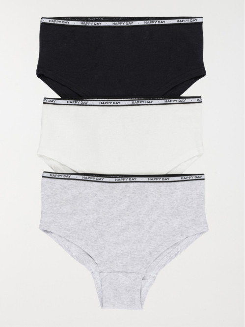 Lot de 3 boxers happy day...