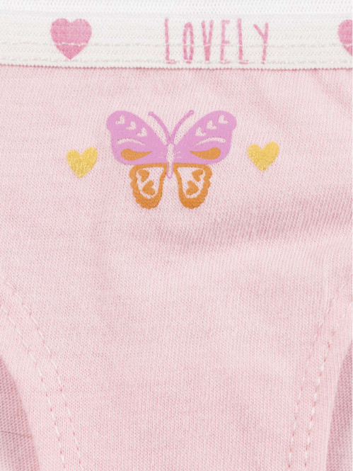 Lot de 3 boxers papillon fille