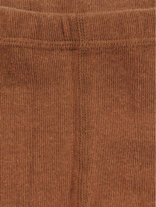 Collants chauds fille camel