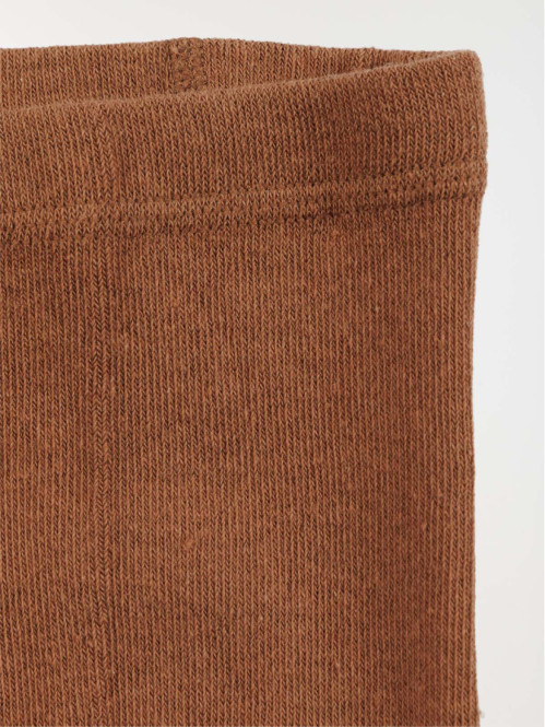 Collants chauds fille camel