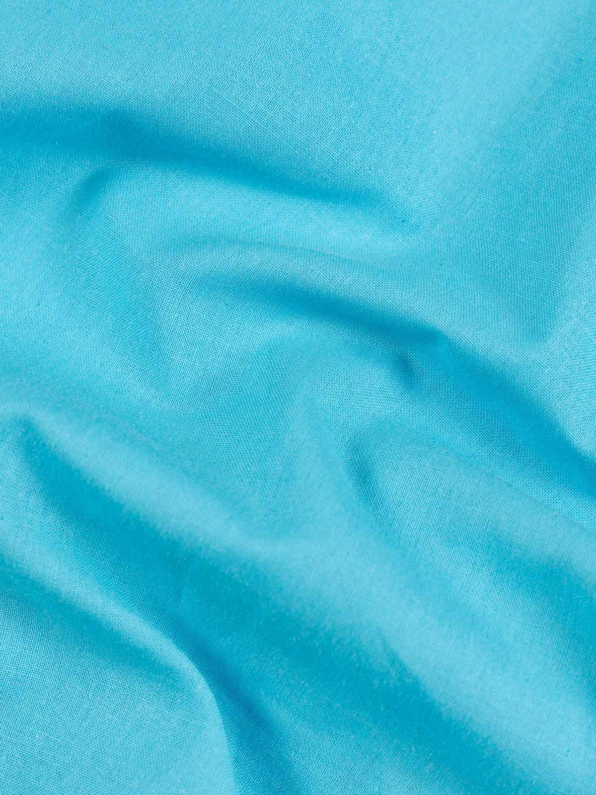 Taie d'oreiller 55x70 cm bleu turquoise Taie d'oreiller 55x70 cm bleu turquoise