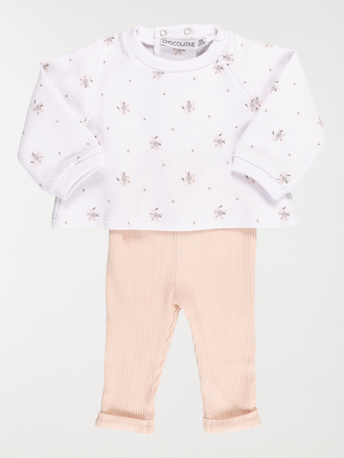 Ensemble sweat pantalon fille (0-9M)