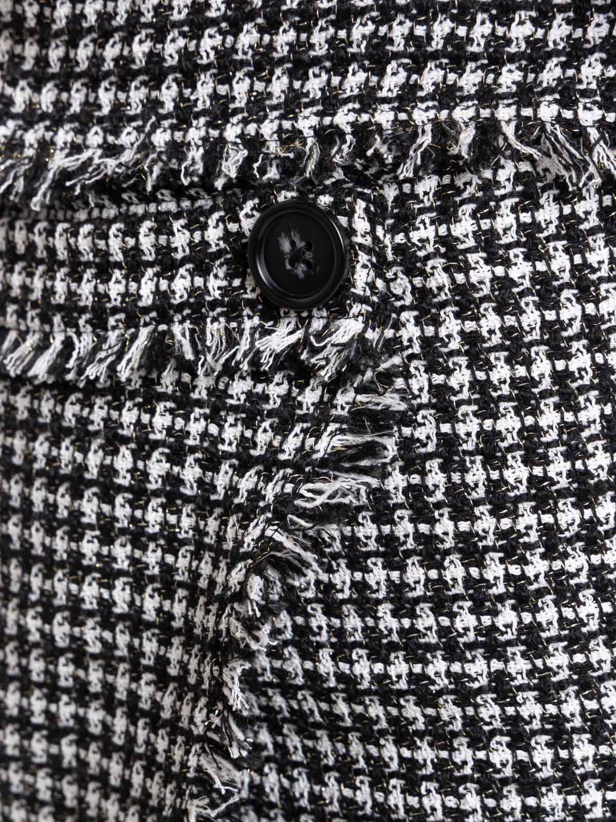 Jupe-short tweed à carreaux femme