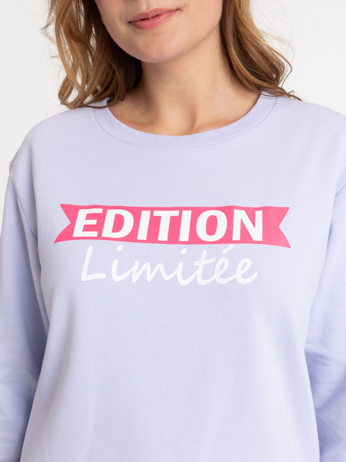 Sweat édition limitée lilas femme Sweat édition limitée lilas femme