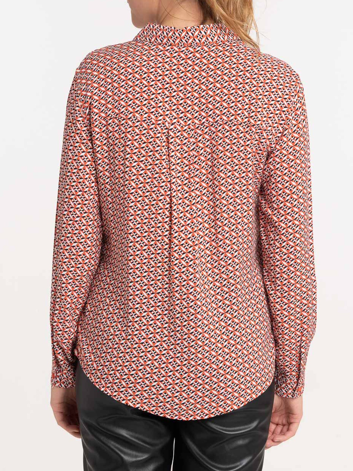 Chemise imprimée graphique femme