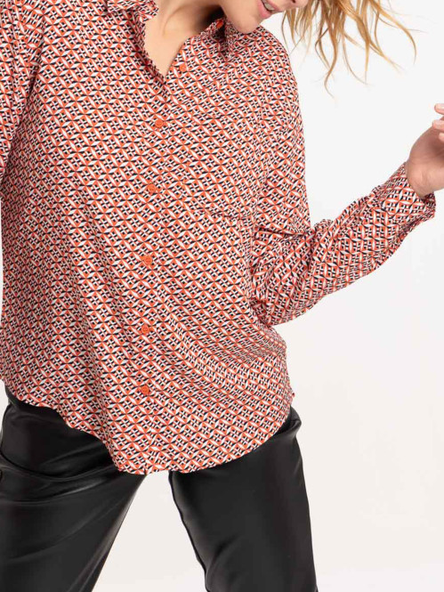 Chemise imprimée graphique...