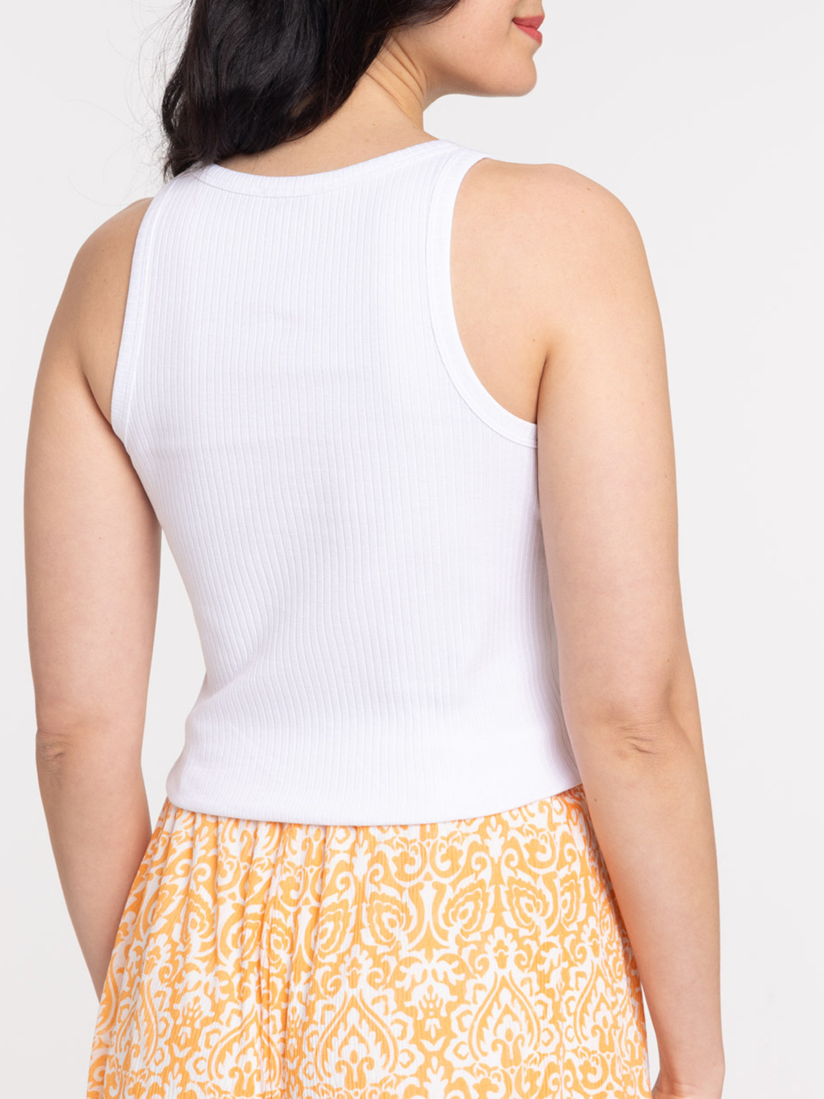 Débardeur blanc femme