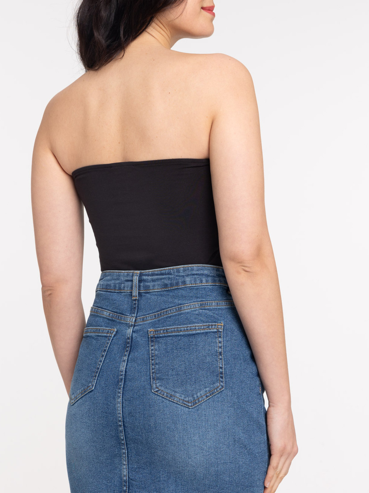 Débardeur bandeau femme coloris noir Débardeur bandeau femme coloris noir