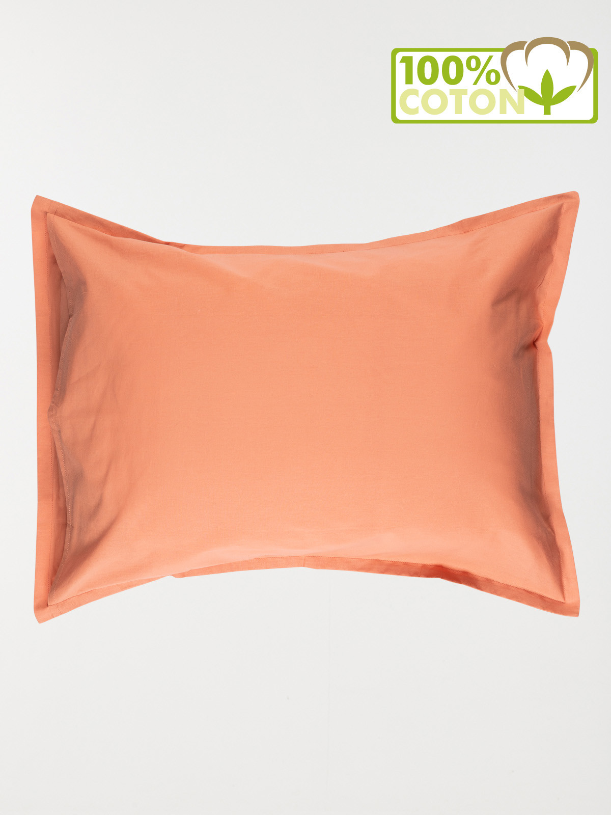 Taie d'oreiller 55 x 70 cm terracotta
