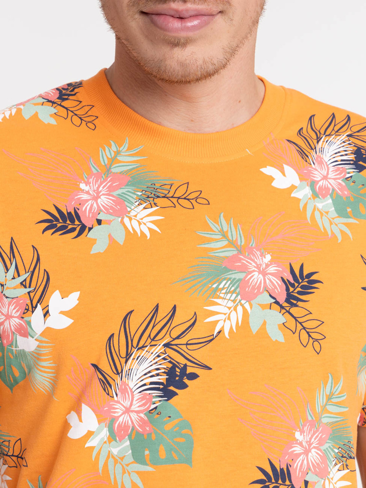 T-shirt goyave feuillage tropical homme