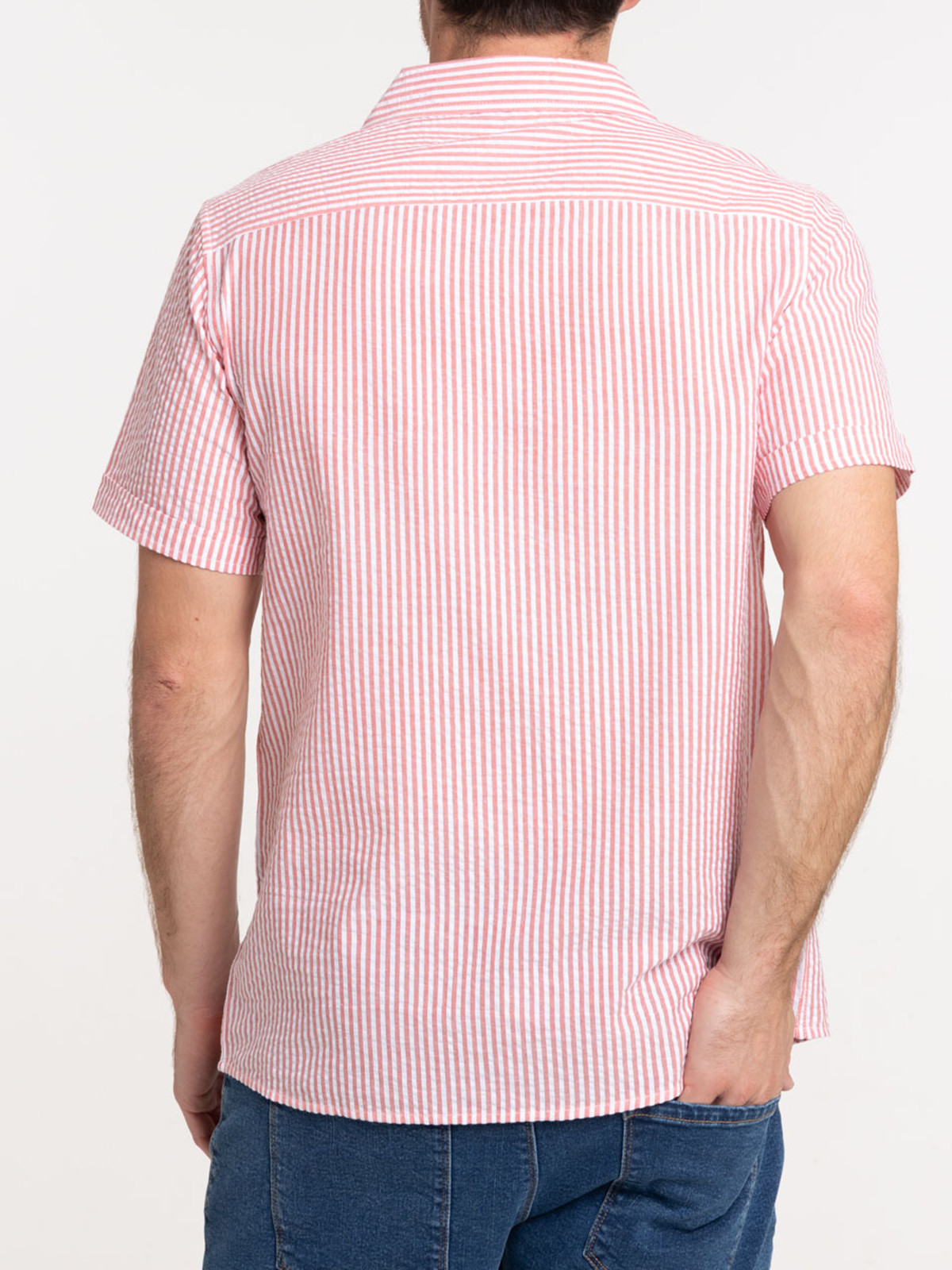 Chemisette rayée homme