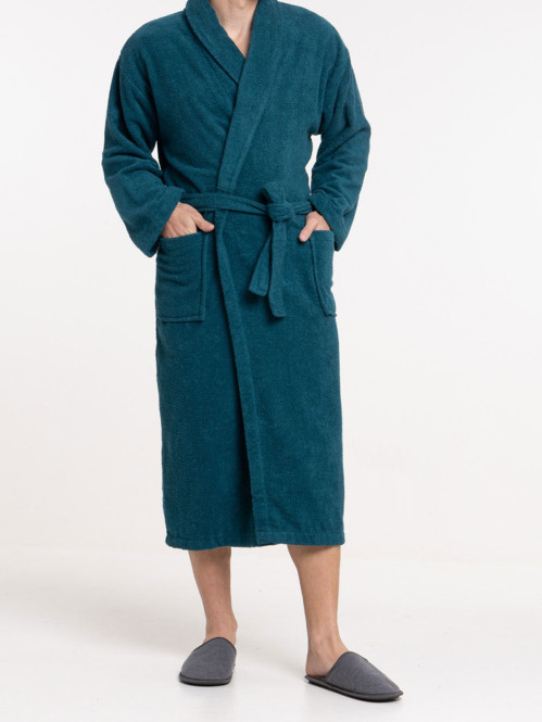 Peignoir adulte coloris émeraude