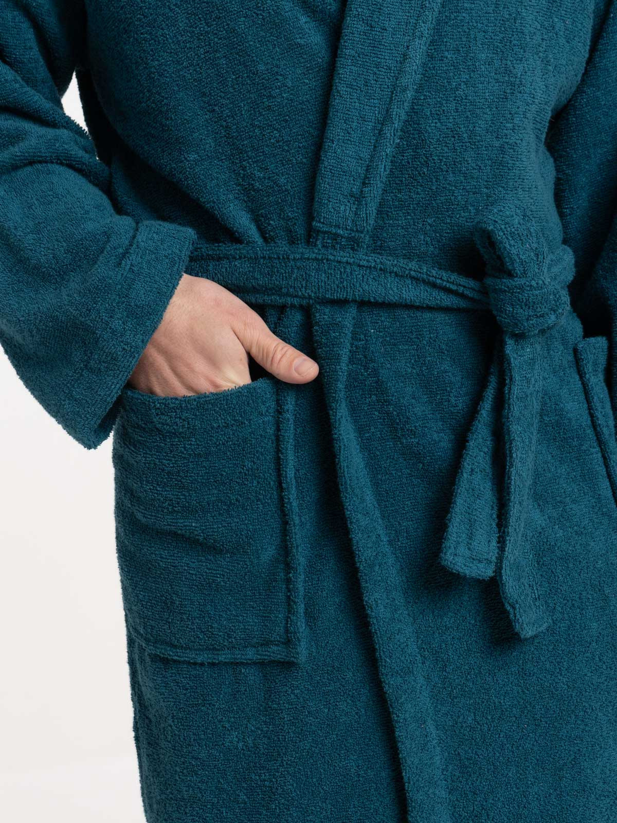 Peignoir adulte coloris émeraude