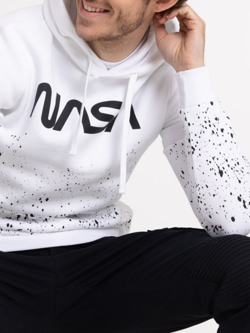 Sweat blanc NASA homme Sweat blanc NASA homme
