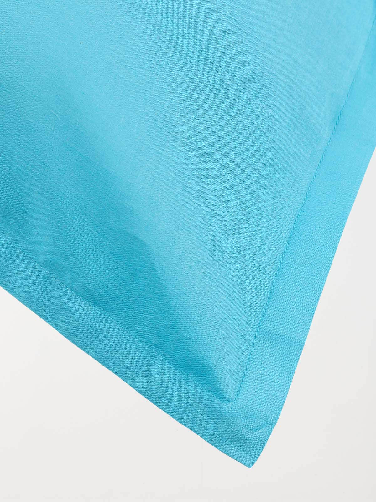 Taie d'oreiller 65x65 cm bleu turquoise Taie d'oreiller 65x65 cm bleu turquoise