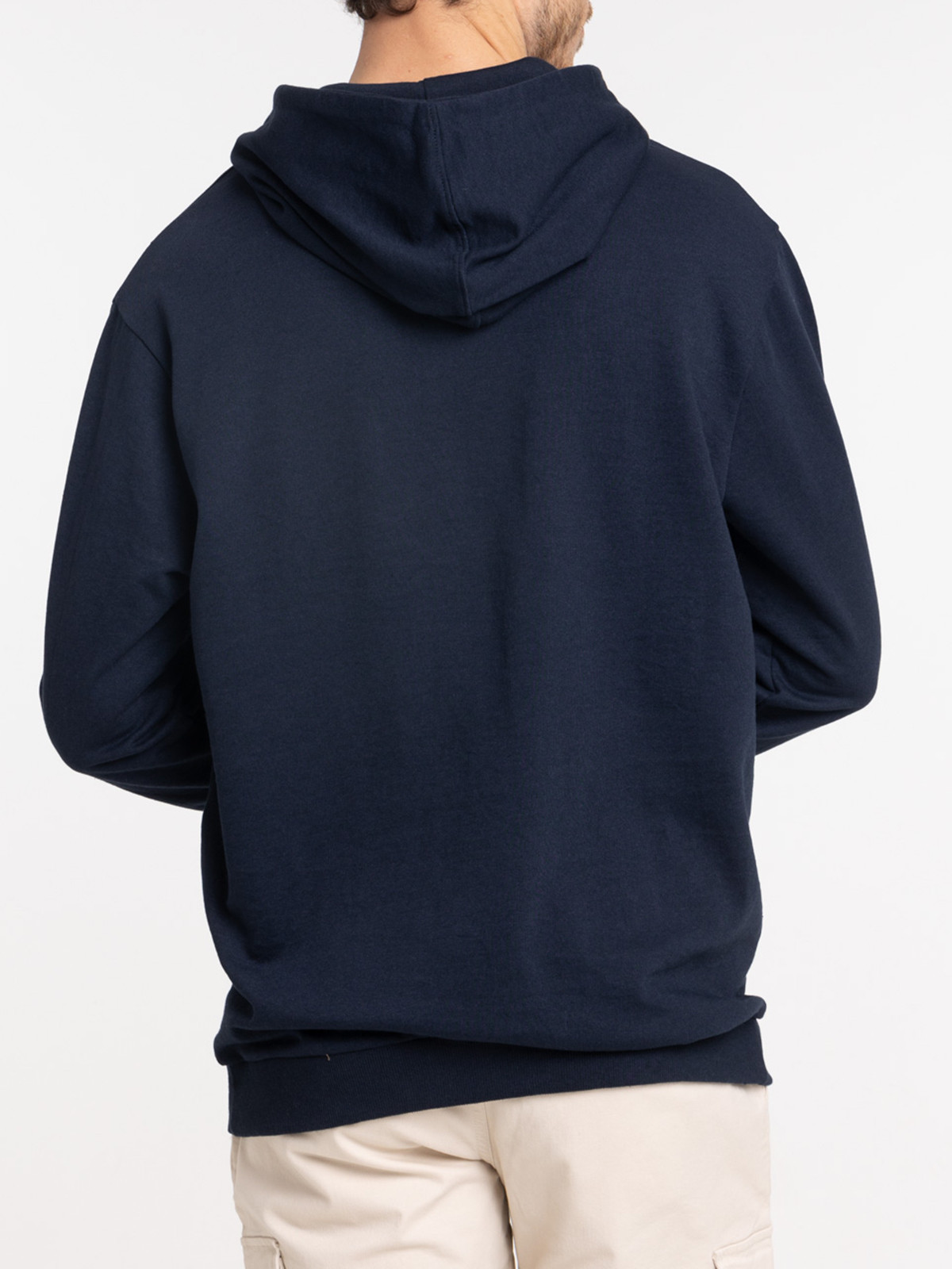 Sweat à capuche marine navy homme