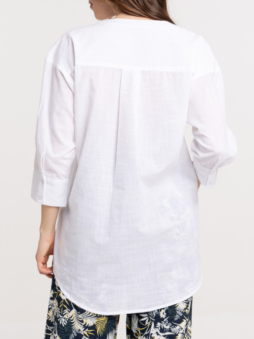 Maxi chemise plage blanche...