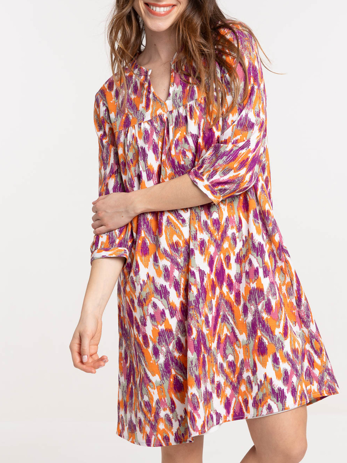 Robe courte imprimée femme Robe courte imprimée femme