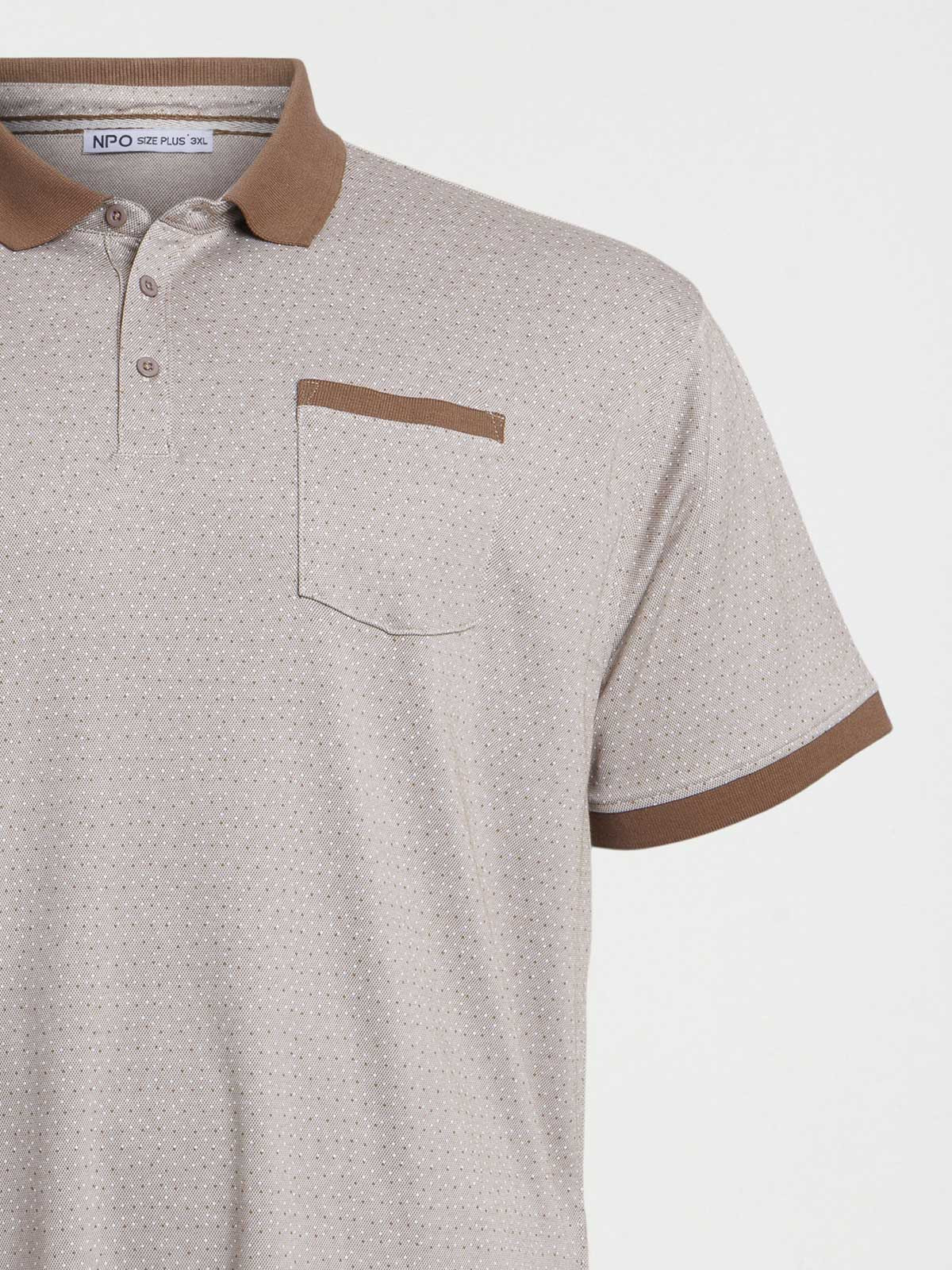 Polo grande taille coloris pin homme