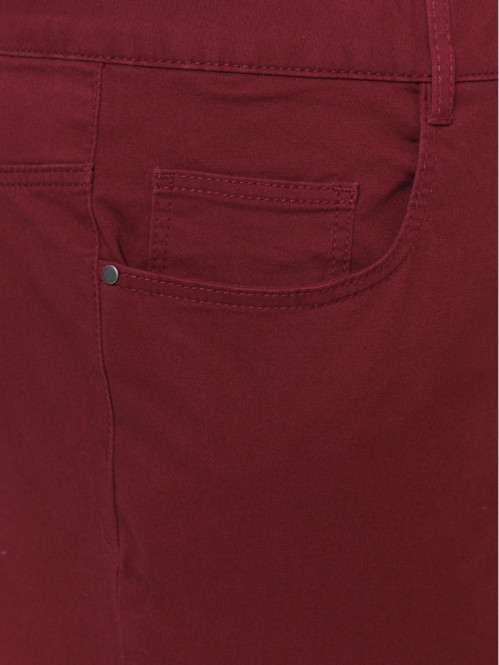 Pantalon lie de vin grande taille femme Pantalon lie de vin grande taille femme