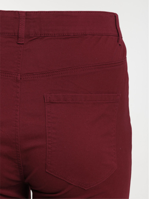 Pantalon lie de vin grande taille femme Pantalon lie de vin grande taille femme