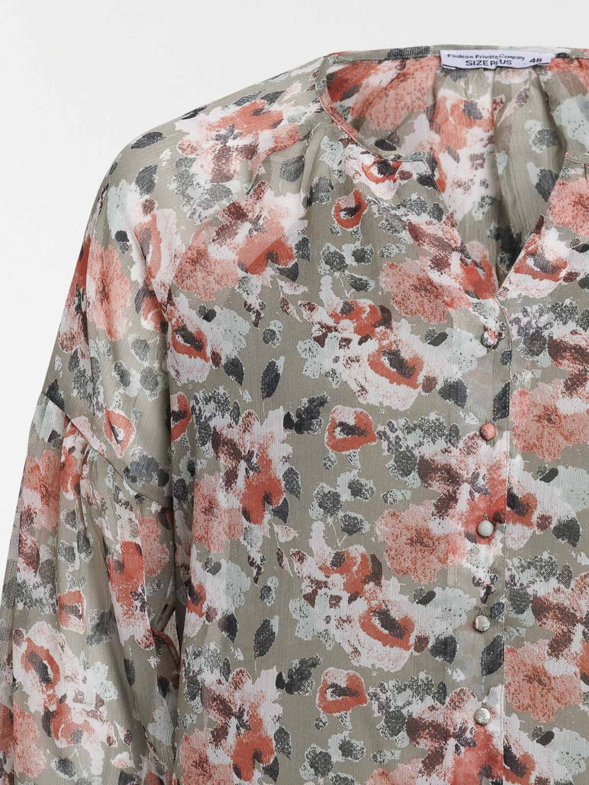 Blouse imprimée grande taille femme Blouse imprimée grande taille femme