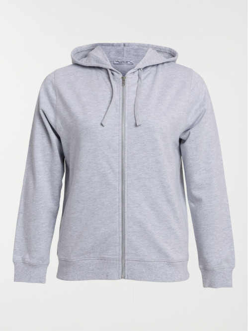 Sweat à capuche grande taille femme