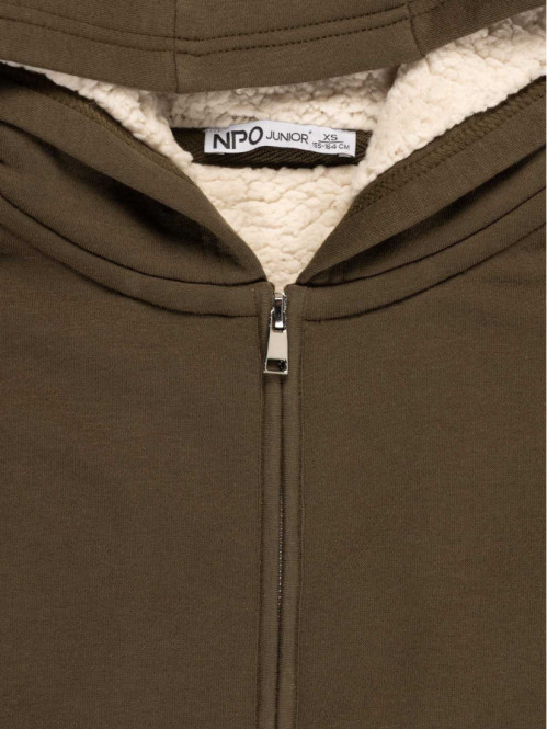 Sweat capuche zippé garçon...