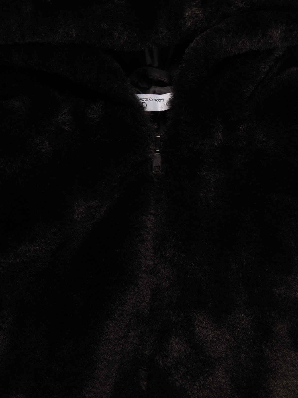 Blouson noir doux fille (3-12A) Blouson noir doux fille (3-12A)