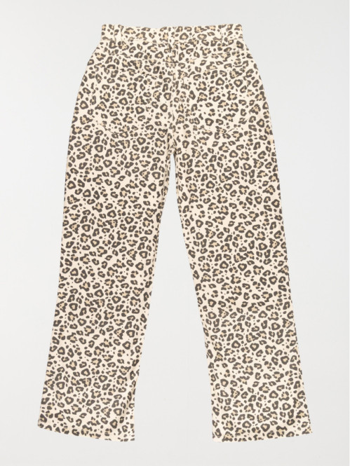 Jean wide leg léopard fille (XXS-M) Jean wide leg léopard fille (XXS-M)