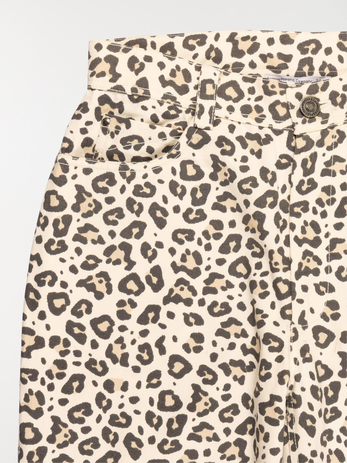 Jean wide leg léopard fille (XXS-M) Jean wide leg léopard fille (XXS-M)